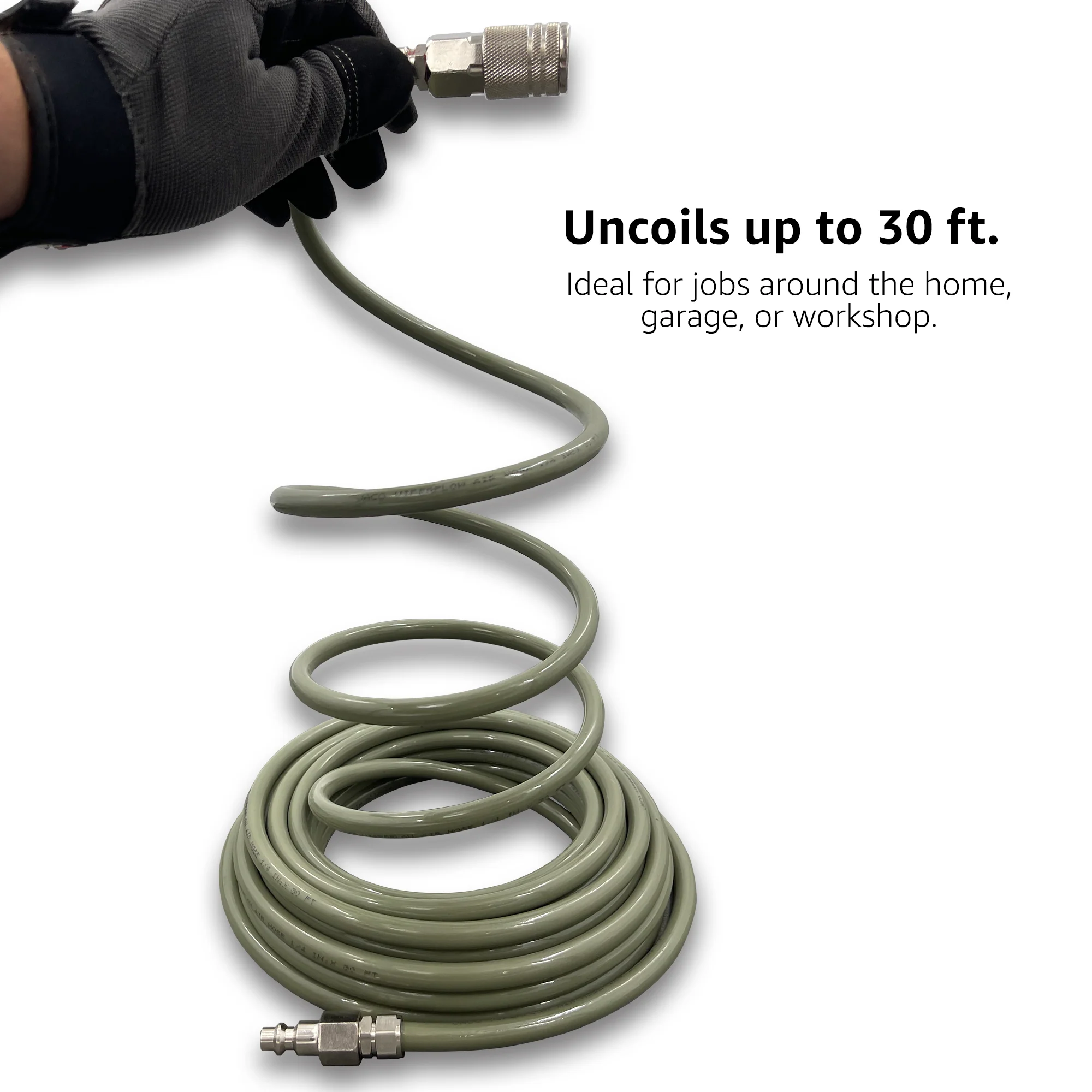 ViperFlow Poly Air Hose Kit - 1/4" x 30 ft. - Image 11