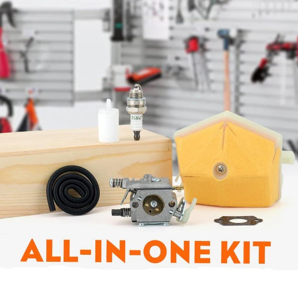 WT-170 Carburetor Kit For Husqvarna 50 51 55 Rancher Chainsaw Parts # 503281504 WT-170-1 Carb + 5038991-01 Air Filter Ignition Coil - Image 2